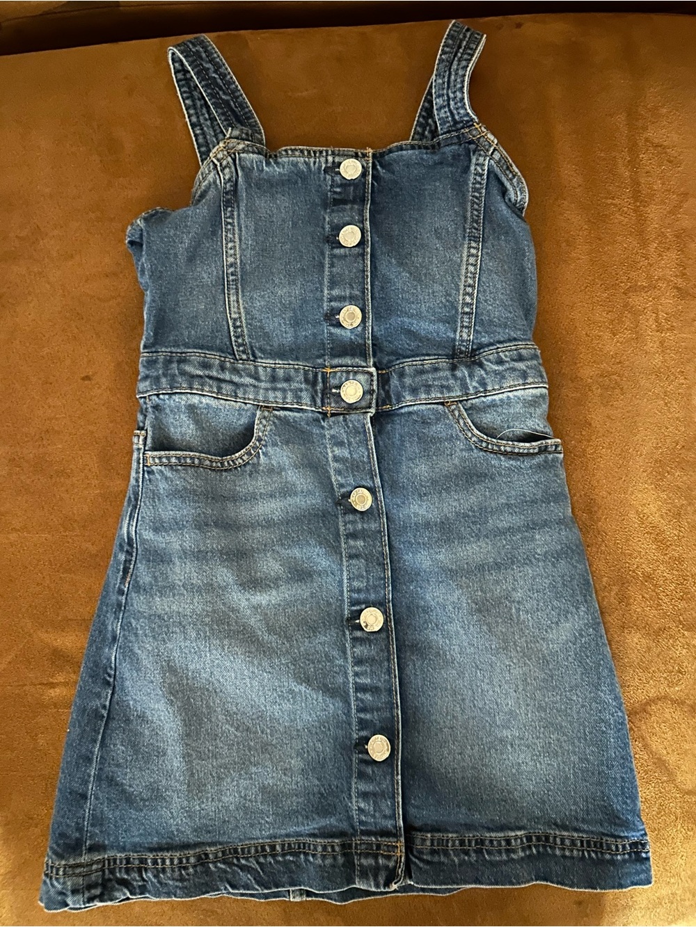 GAP Girls Denim Dress Sz M